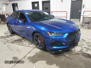 2023 Acura TLX Type S with VIN 19UUB7F92PA001411, listed as a IAAI auction lot 41344324 with 9,639 mi miles and . Bid and sale history available at DreamBid. Image 1.