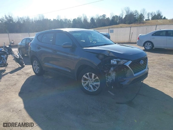 2021 Hyundai Tucson SE with VIN KM8J23A49MU337701, listed as a IAAI auction lot 41653092 with 95,294 mi miles. Bid and sale history available at carsss.com. Image 1.