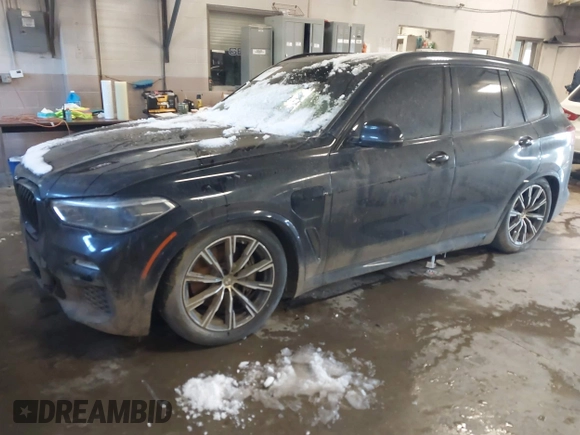 2021 BMW X5 xDrive45e with VIN 5UXTA6C01M9G08363, listed as a IAAI auction lot 41606730 with 4,787 mi miles. Bid and sale history available at carsss.com. Image 17.