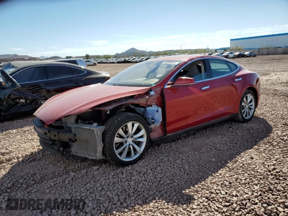 2013 Tesla Model S with VIN 5YJSA1CN8DFP27011, listed as a Copart auction lot 46340435 with Not Provided miles and Salvage Title. Bid and sale history available at DreamBid. Image 1.