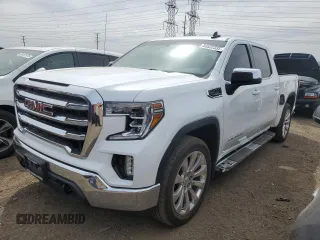 2019 GMC Sierra 1500 SLE z VIN 1GTU9BEDXKZ239150, wystawiony jako Copart lot #54522335 z przebiegiem 156 799 mil mil oraz Szkoda całkowita • Salvage title. Historia ofert i sprzedaży dostępna na DreamBid. Obrazek 1.