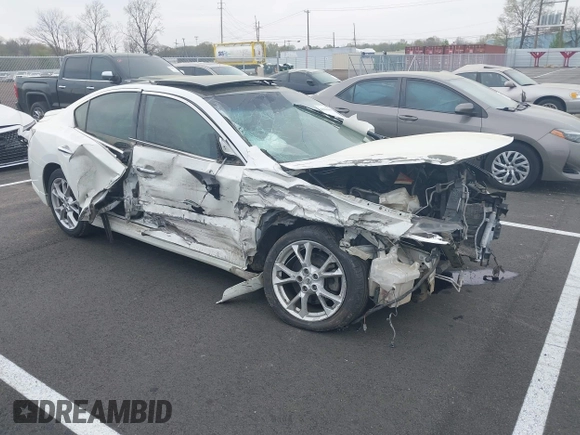 2014 Nissan Maxima S with VIN 1N4AA5AP7EC457698, listed as a IAAI auction lot 41903044 with Not Provided miles and . Bid and sale history available at DreamBid. Image 1.