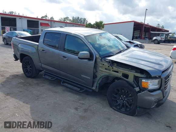 2021 GMC Canyon 2WD Elevation with VIN 1GTG5CEN6M1293098, listed as a IAAI auction lot 41477792 with 48,252 mi miles. Bid and sale history available at carsss.com. Image 1.