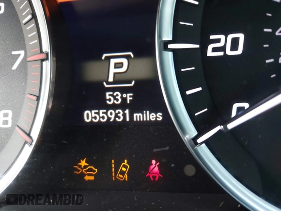 2018 Acura TLX with VIN 19UUB1F33JA008030, listed as a IAAI auction lot 41646216 with 55,931 mi miles and . Bid and sale history available at DreamBid. Image 15.