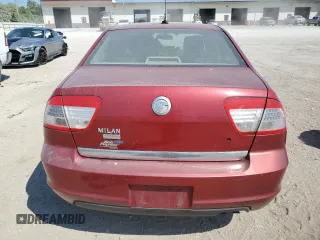 2008 Mercury Milan Premier with VIN 3MEHM08Z48R656075, listed as a Copart auction lot 69383504 with 247,590 mi miles and Salvage Title. Bid and sale history available at carsss.com. Image 6.