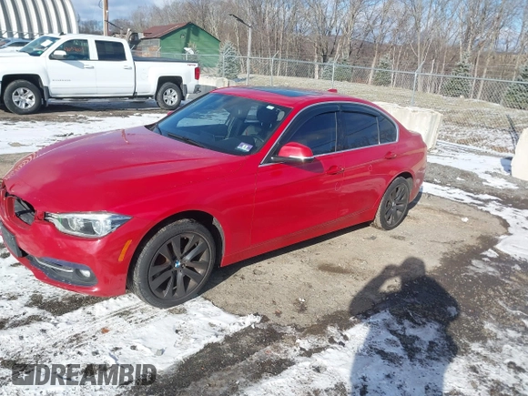 2017 BMW 3 Series 330i xDrive with VIN WBA8D9G55HNT90876, listed as a IAAI auction lot 41262582 with 106,449 mi miles. Bid and sale history available at carsss.com. Image 17.