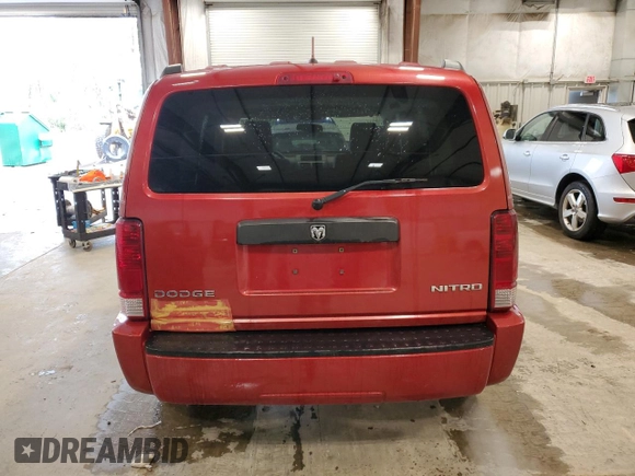 2009 Dodge Nitro SE with VIN 1D8GU28K39W515669, listed as a Copart auction lot 58793875 with 208,021 mi miles and Non repairable. Bid and sale history available at DreamBid. Image 6.