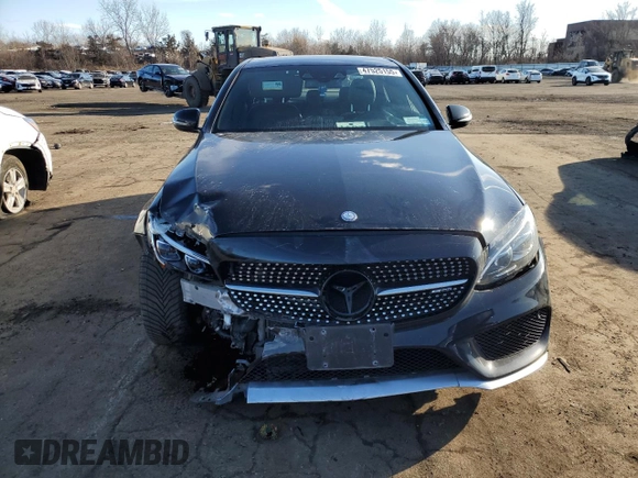 2016 Mercedes-Benz C 450 AMG with VIN 55SWF6EB8GU142712, listed as a Copart auction lot 47525155 with 118,110 mi miles and Salvage Title. Bid and sale history available at carsss.com. Image 5.