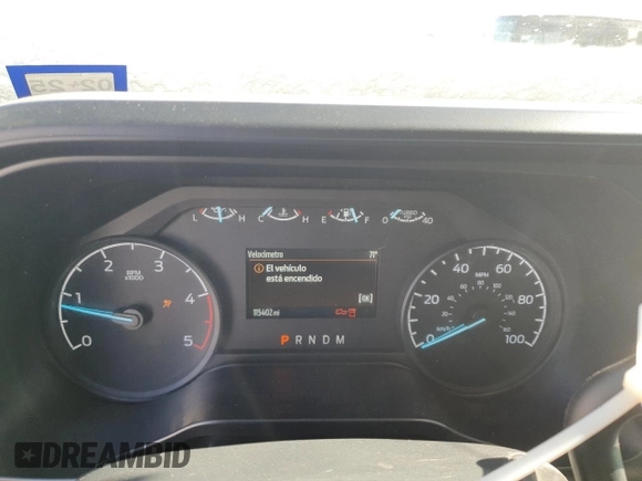 2023 Ford F-250 XL with VIN 1FT7W2BT4PEC35269, listed as a Copart auction lot 42623665 with 115,402 mi miles and Salvage Title. Bid and sale history available at DreamBid. Image 9.