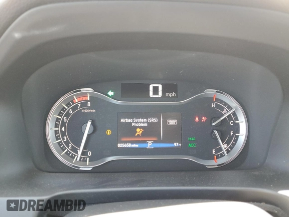 2023 Honda Ridgeline RTL-E with VIN 5FPYK3F76PB011963, listed as a Copart auction lot 63079165 with 25,658 mi miles and Salvage title. Bid and sale history available at DreamBid. Image 9.