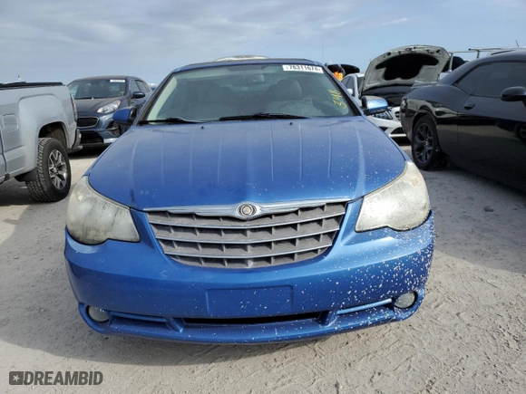 2008 Chrysler Sebring Limited with VIN 1C3LC65M18N185438, listed as a Copart auction lot 76311674 with 0 mi miles and Non Repairable. Bid and sale history available at carsss.com. Image 5.