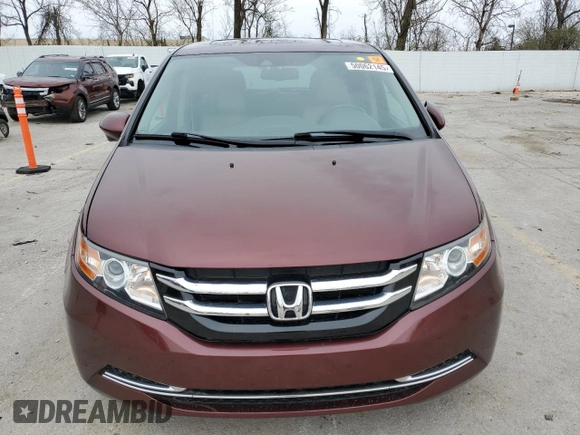 2016 Honda Odyssey EX-L with VIN 5FNRL5H6XGB090502, listed as a Copart auction lot 50062145 with 75,950 mi miles and Salvage Title. Bid and sale history available at carsss.com. Image 5.