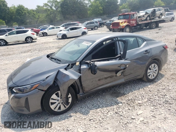 2025 Nissan Sentra S with VIN 3N1AB8BV8SY232217, listed as a Copart auction lot 59198465 with 1,859 mi miles and Salvage title. Bid and sale history available at DreamBid. Image 1.