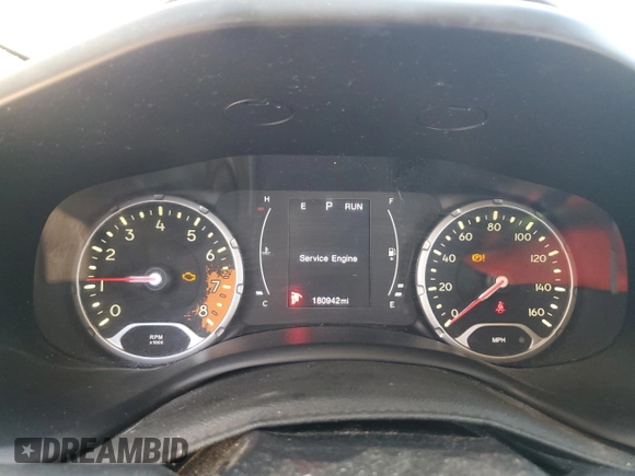 2017 Jeep Renegade Sport с VIN ZACCJAAB0HPE83379, выставлен на аукционе Copart как лот 56929755 с пробегом 180 942 миль миль и Списание • Salvage title. История ставок и продаж доступна на DreamBid. Изображение 9.
