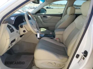 2014 Infiniti QX70 with VIN JN8CS1MW3EM412803, listed as a Copart auction lot 47872215 with 100,717 mi miles and Salvage Title. Bid and sale history available at carsss.com. Image 7.