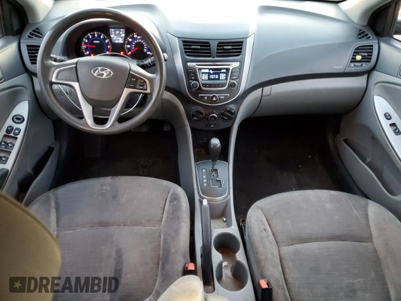 2017 Hyundai Accent SE with VIN KMHCT5AE6HU319236, listed as a Copart auction lot 50324515 with 133,426 mi miles and Salvage Title. Bid and sale history available at DreamBid. Image 8.
