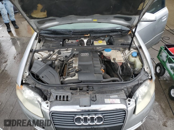 2005 Audi A4 2.0T with VIN WAUAF68E75A448109, listed as a Copart auction lot 83555214 with 252,242 mi miles and Salvage Title. Bid and sale history available at carsss.com. Image 11.