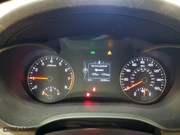 2016 Kia Optima LX with VIN KNAGT4L38G5089068, listed as a Copart auction lot 52917615 with 34,084 mi miles and Salvage Title. Bid and sale history available at carsss.com. Image 9.