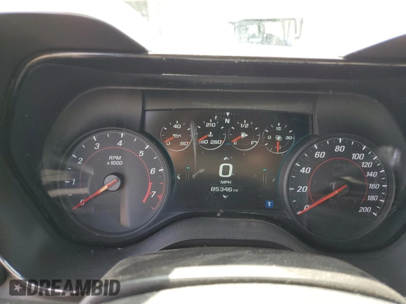 2016 Chevrolet Camaro 2SS with VIN 1G1FH3D70G0171555, listed as a Copart auction lot 46776353 with 85,346 mi miles. Bid and sale history available at carsss.com. Image 9.