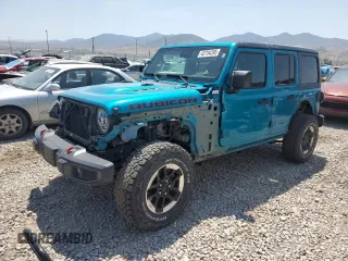2020 Jeep Wrangler Unlimited Recon with VIN 1C4HJXFN2LW300085, listed as a Copart auction lot 62794395 with 29,545 mi miles and Salvage title. Bid and sale history available at DreamBid. Image 1.
