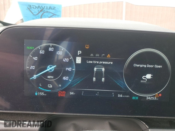 2023 Kia Niro Wind with VIN KNDCR3L16P5033560, listed as a Copart auction lot 55473475 with 34,253 mi miles and Clean Title. Bid and sale history available at carsss.com. Image 9.