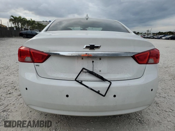 2017 Chevrolet Impala LS with VIN 2G11Z5S39H9183164, listed as a Copart auction lot 88370715 with 29,219 mi miles and Salvage Title. Bid and sale history available at DreamBid. Image 6.