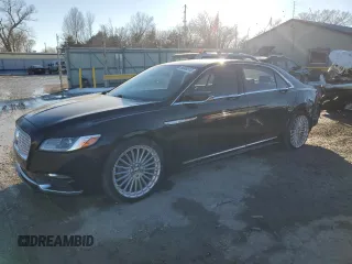 2017 Lincoln Continental Select with VIN 1LN6L9SK9H5603303, listed as a Copart auction lot 88969915 with 84,907 mi miles and Salvage Title. Bid and sale history available at carsss.com. Image 1.