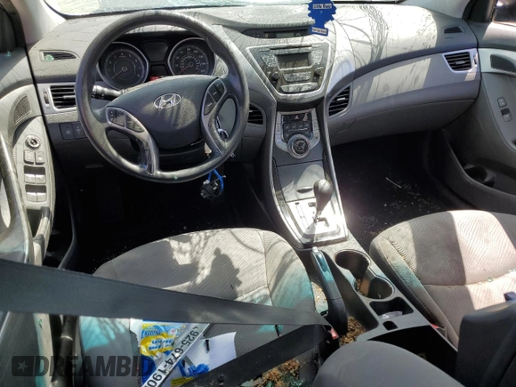 2013 Hyundai Elantra Limited z VIN 5NPDH4AEXDH230388, wystawiony jako Copart lot #53696715 z przebiegiem Nie podano mil oraz Szkoda całkowita • Salvage title. Historia ofert i sprzedaży dostępna na DreamBid. Obrazek 8.