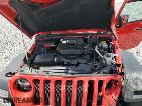 2021 Jeep Wrangler Unlimited Sport S with VIN 1C4HJXDN6MW685705, listed as a Copart auction lot 65996845 with 53,859 mi miles and Non repairable. Bid and sale history available at DreamBid. Image 11.