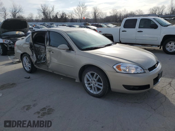 2012 Chevrolet Impala LTZ with VIN 2G1WC5E37C1195954, listed as a Copart auction lot 48585085 with 110,940 mi miles and Salvage Title. Bid and sale history available at DreamBid. Image 4.