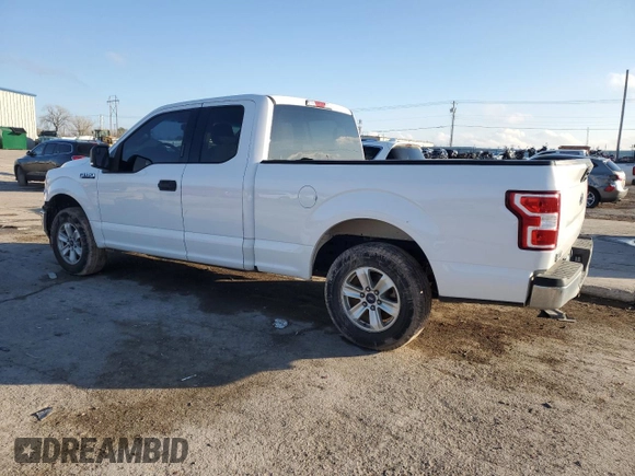 2018 Ford F-150 XL with VIN 1FTEX1CB6JKE72097, listed as a Copart auction lot 43222435 with 0 mi miles and Salvage Title. Bid and sale history available at carsss.com. Image 2.