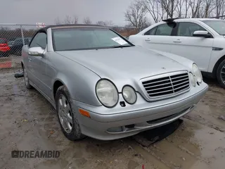 2003 Mercedes-Benz CLK 320 with VIN WDBLK65G33T141954, listed as a IAAI auction lot 41676472 with 68,041 mi miles and . Bid and sale history available at carsss.com. Image 1.