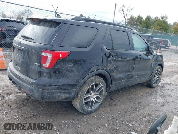 2019 Ford Explorer Sport with VIN 1FM5K8GTXKGA04769, listed as a IAAI auction lot 41651177 with 82,801 mi miles and . Bid and sale history available at DreamBid. Image 4.