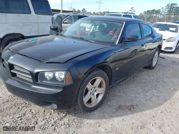 2008 Dodge Charger with VIN 2B3KA43G18H283507, listed as a IAAI auction lot 41605352 with 210,279 mi miles. Bid and sale history available at carsss.com. Image 2.