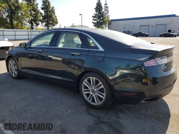 2014 Lincoln MKZ with VIN 3LN6L2J93ER826144, listed as a Copart auction lot 59039275 with 74,696 mi miles and Salvage title. Bid and sale history available at DreamBid. Image 2.