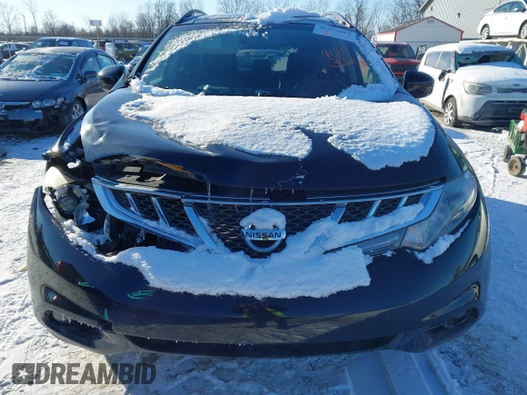 2012 Nissan Murano SV with VIN JN8AZ1MW4CW211674, listed as a IAAI auction lot 41353661 with 169,560 mi miles and . Bid and sale history available at carsss.com. Image 12.