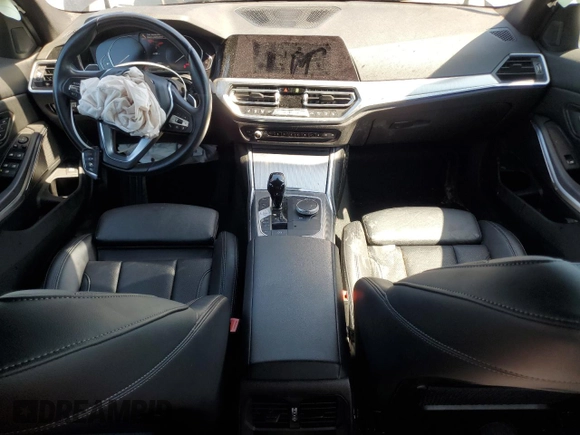 2022 BMW 3 Series 330i with VIN 3MW5R1J00N8C60621, listed as a Copart auction lot 56243465 with 71,940 mi miles and Salvage title. Bid and sale history available at DreamBid. Image 8.