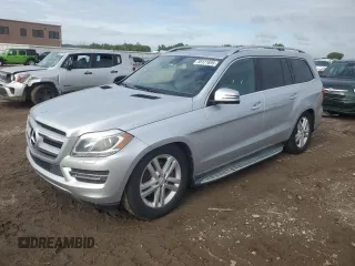 2014 Mercedes-Benz GL 450 z VIN 4JGDF7CE3EA303495, wystawiony jako Copart lot #55121695 z przebiegiem 114 070 mil mil oraz Tytuł czysty. Historia ofert i sprzedaży dostępna na DreamBid. Obrazek 1.
