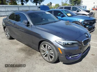 2016 BMW 2 Series 228i with VIN WBA1F9C59GV546076, listed as a Copart auction lot 57178955 with 78,511 mi miles and Salvage title. Bid and sale history available at DreamBid. Image 4.