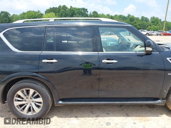 2017 Infiniti QX80 with VIN JN8AZ2NF8H9642741, listed as a IAAI auction lot 42563237 with 156,707 mi miles and . Bid and sale history available at DreamBid. Image 13.