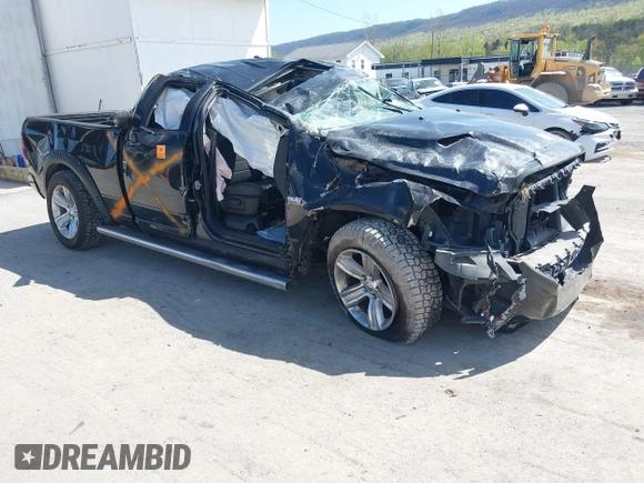 2014 Ram 1500 Sport with VIN 1C6RR7HT8ES125111, listed as a IAAI auction lot 42102476 with 155,679 mi miles and . Bid and sale history available at DreamBid. Image 1.