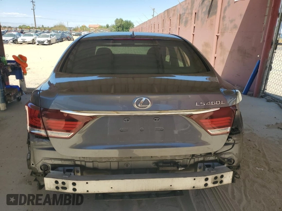 2014 Lexus LS 460 L with VIN JTHGL5EF8E5052422, listed as a Copart auction lot 69878164 with 163,153 mi miles and Salvage title. Bid and sale history available at DreamBid. Image 6.
