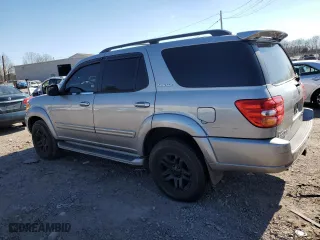 2004 Toyota Sequoia Limited with VIN 5TDBT48A84S226021, listed as a Copart auction lot 47307055 with 209,545 mi miles and Salvage Title. Bid and sale history available at carsss.com. Image 2.