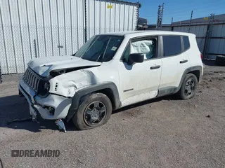 2020 Jeep Renegade Sport with VIN ZACNJAAB7LPL70754, listed as a IAAI auction lot 41506792 with 63,896 mi miles and . Bid and sale history available at carsss.com. Image 18.