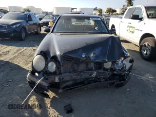 2002 Mercedes-Benz E-Class with VIN WDBJF65J72B424966, listed as a Copart auction lot 89323505 with 199,185 mi miles and Salvage Title. Bid and sale history available at carsss.com. Image 5.