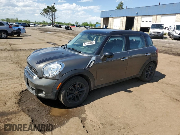 2012 MINI Countryman S z VIN WMWZC5C56CWM14210, wystawiony jako Copart lot #57466485 z przebiegiem 114 029 mil mil oraz Czysty tytuł • Clean title. Historia ofert i sprzedaży dostępna na DreamBid. Obrazek 1.