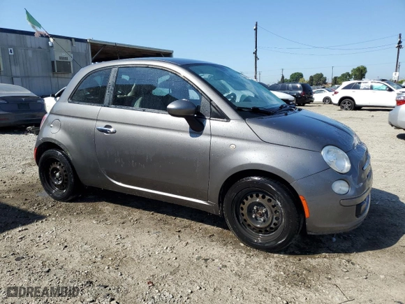 2013 FIAT 500 Pop with VIN 3C3CFFAR0DT693242, listed as a Copart auction lot 52015555 with 121,959 mi miles and Clean Title. Bid and sale history available at carsss.com. Image 4.