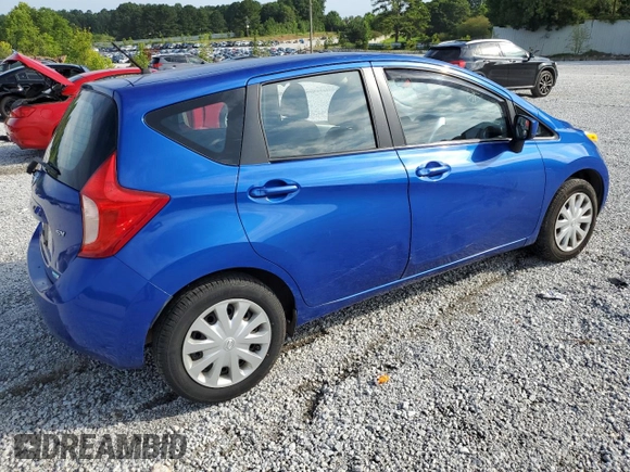 2015 Nissan Note S with VIN 3N1CE2CP4FL407658, listed as a Copart auction lot 62847565 with 79,574 mi miles and Salvage title. Bid and sale history available at DreamBid. Image 3.