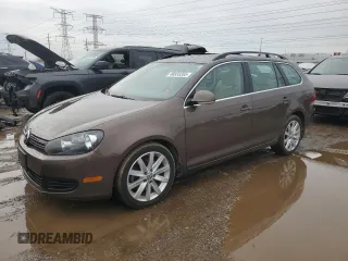 2011 Volkswagen Jetta SportWagen TDI with VIN 3VWPL7AJ5BM609541, listed as a Copart auction lot 46833355 with 111,004 mi miles and Clean Title. Bid and sale history available at carsss.com. Image 1.