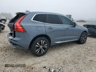 2023 Volvo XC60 Recharge Plug-In Hybrid Core Dark Theme with VIN YV4H60DK7P1277453, listed as a Copart auction lot 86574314 with 26,184 mi miles and Salvage Title. Bid and sale history available at carsss.com. Image 3.